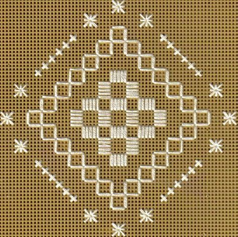 Learn all about Hardanger Embroidery and find free patterns and lessons to get you started with this traditional counted thread embroidery style. Hardanger Patterns, Chicken Scratch Patterns, Jennifer Wood, Chicken Scratch Embroidery, Easy Cross Stitch Patterns, Hardanger Embroidery, Chicken Scratch, Embroidery Patterns Vintage, Learn Embroidery