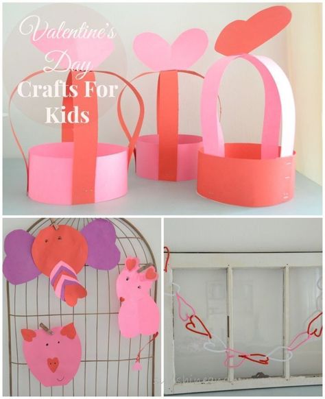 3 Simple Valentine's Crafts Quick Valentine Crafts, Valentine Paper, Keto Easy, Valentine's Day Crafts, Easy Valentine Crafts, Valentine's Day Crafts For Kids, Preschool Valentines, Valentines Crafts, Valentine Activities