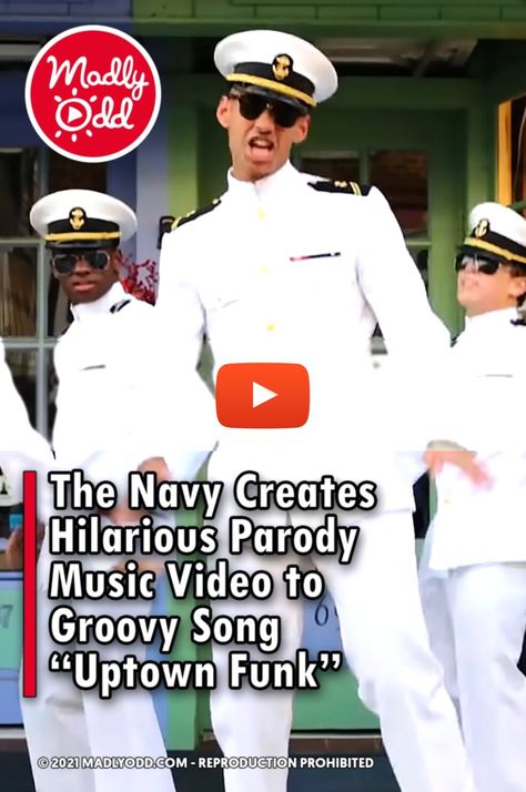 ▷ ▷Mark Ronson and Bruno Mars broke records when their song “Uptown Funk.” The midshipmen in the Navy located in Annapolis, Maryland, recreate the song and music video and base it around their hometown. #Annapolis #Sailors #Navy #Parody via @madlyoddcom..?