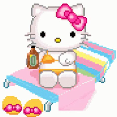 Hello Kitty, Gif, Kitty