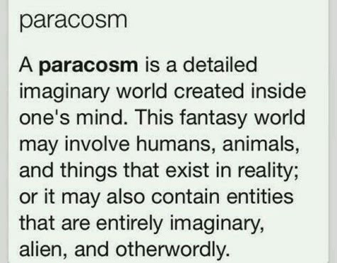 paracosm Quotes Literature, Maladaptive Daydreaming, Unique Words Definitions, Weird Words, Writing Inspiration Prompts, Unusual Words, Rare Words, Writing Dialogue, Book Writing Tips