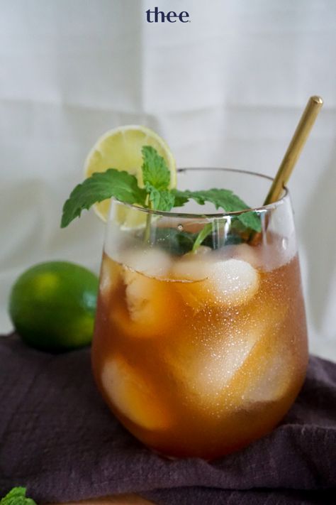 Lychee Tea Recipe, Leci Tea, Lychee Iced Tea, Lychee Recipes, Coffee Breakfast Smoothie, Lychee Tea, Mixology Recipes, Cafe Drinks, Lime Tea