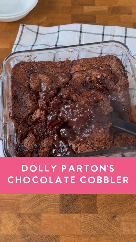 Dolly Parton’s Chocolate Cobbler 🍫 Oh this was so good 😍 I am extremely excited to make my way through this cookbook. #dollyparton #cooking #cookbook #chocolate #cobbler #baking #baker #lovetobake Dolly Parton Recipes, Mocha Cookie Crumble, Chocolate Cobbler, Cookie Crumble, Mocha Cookies, Starbucks Frappuccino, Homemade Cake Recipes, Coffee Flavor, Dolly Parton