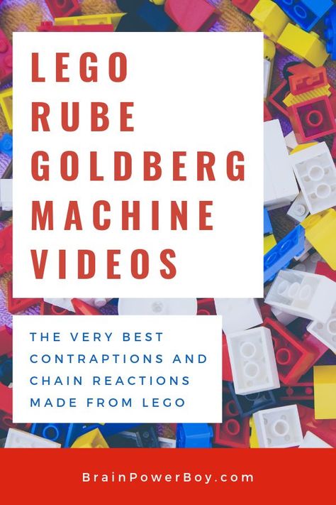 LEGO Rube Goldberg Machines: Cool Contraptions You Have to See! These are real Rube Goldberg Machines. Use the videos as inspiration to make your own or just watch them - they are awesome! Great for use in the classroom, for afterschool or in your homeschool. #rubegoldberg #rubegoldbergmachines #legobuilding Ruth Goldberg Machine Ideas, Rube Goldberg Projects For Kids, Easter Science Activities, Rube Goldberg Machine Ideas, Rube Goldberg Projects, Simple Machines Activities, Lego Stem, Easter Science, Goldberg Machine