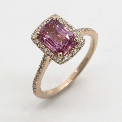 Rare Engagement Rings, Colored Diamond Engagement Rings, Cushion Cut Halo Ring, Classy Engagement Ring, Most Beautiful Engagement Rings, Pink Diamonds Engagement, Pink Diamond Engagement Ring, Colored Diamond Jewelry, Sapphire Halo Ring