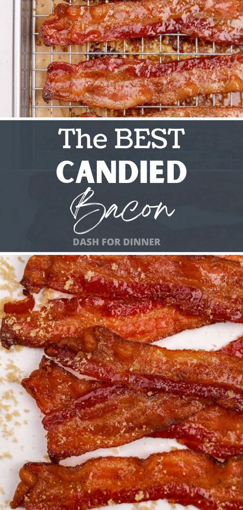 Whether you're looking for brunch ideas, or a way to serve bacon to a crowd, you NEED this easy recipe for candied bacon in your life! Sweet, savory, and full of umami flavor, this quick and easy make ahead bacon candy is always a crowd pleasing hit! Perfect for holiday brunch, breakfast, or just for snacking. Quick, easy, and SO GOOD! Brunch Savory Ideas, Candied Bacon Recipe Easy, Make Ahead Bacon, Twisted Bacon, Holiday Treat Recipes, Blackstone Meals, Bacon Recipes Breakfast, Bacon Candy, Easy Bacon Recipes