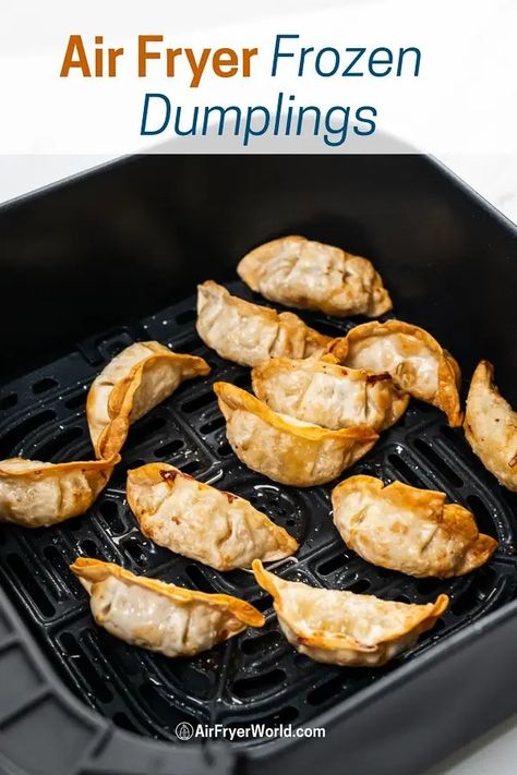 Frozen Potstickers, Potatoes Easy, Air Fryer Steak, Frozen Dumplings, Steak Tips, Wonton Recipes, Cooks Air Fryer, Air Fried Food, Air Fryer Oven Recipes