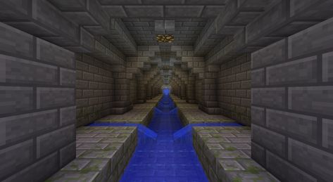 Sewers concept Sewer Minecraft, Minecraft Sewers, Minecraft Sewer, Minecraft Tunnel, Minecraft Floor Designs, Construction Minecraft, Minecraft Building Guide, Castle Plans, Minecraft Forge