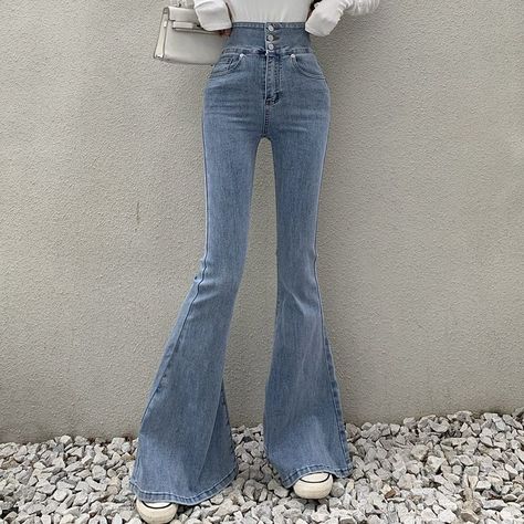 Blue Bell Bottoms Outfit, Blue Bell Bottoms, Bell Bottom Pants Outfit, Bottoms Outfit, Bell Bottoms Outfit, Blue Bell, Bottom Jeans, Bell Bottom Pants, Bell Bottom