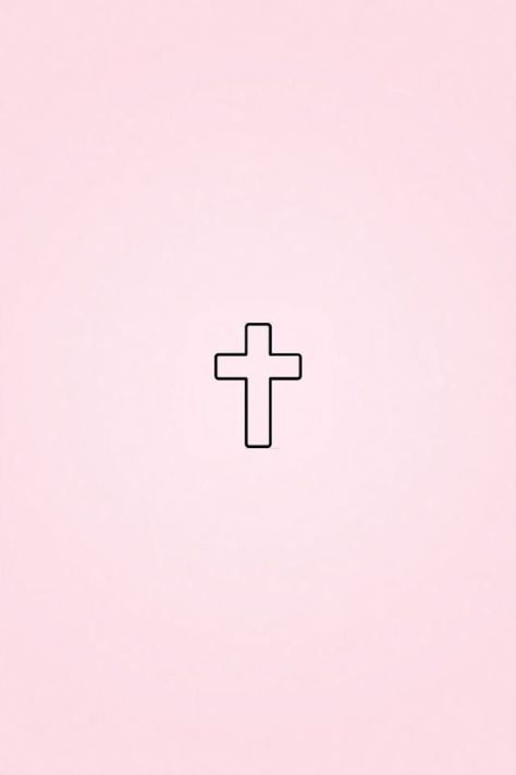 Pink Pictures For Widgets, Pink Cross Aesthetic, Simple Cross Wallpaper, Bible Pfp, Widgetsmith Ideas Pink, Cute Cross Wallpapers, Cross Profile Picture, Aesthetic Cross Wallpaper, Pink Cross Wallpapers