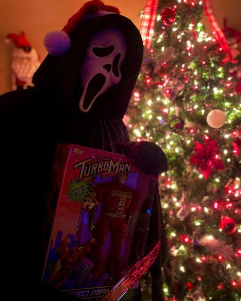 Ghostface Christmas, Under The Tree, The Tree, Mask, Christmas, On Instagram, Instagram