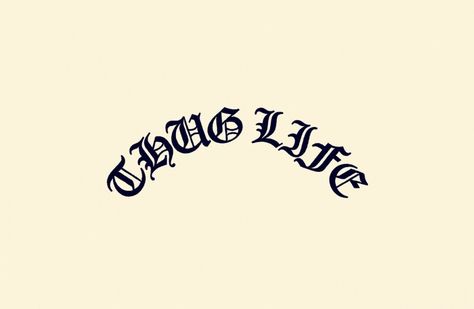 Thug life Thug Life Stomach Tattoo, Me Against The World Tattoo, Belly Tattoo Ideas, Thug Life Tattoo, Fancy Cursive Fonts, Tattoo Homme, Spiderman Tattoo, Karma Tattoo, Skull Girl Tattoo