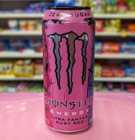 Brought to you from Candy World Lowestoft and Great Yarmouth is this Ultra Fantasy Ruby Red Monster Energy Drink.  These Newest Monster Ultra Fantasy Ruby Red Energy Drinks are imported to us from the USA. With each can containing 150mg of Caffeine and each can is 473ml.  These will be double wrapped bubblewrap in paper bubblewrap lined box for plenty of protection. Monsters Drink, Monster Ultra, Monster Energy Drinks, Candy World, Red Monster, Red Energy, Monster Crafts, Monster Energy Drink, Great Yarmouth