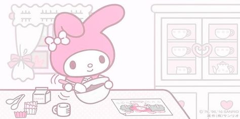 My Melody Widget Medium, Melody Widget, Soft Alt, Sanrio Coquette, Header Gif, Hello Kitty Room Decor, Iphone Pink, My Melody Wallpaper, Charmmy Kitty