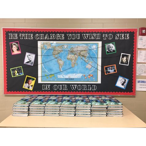 History Classroom: bulletin board History Classroom Bulletin Boards, Middle School History Classroom, Civics Classroom, Middle School Social Studies Classroom, History Teacher Classroom, History Bulletin Boards, History Classroom Decorations, High School History Classroom, American History Classroom