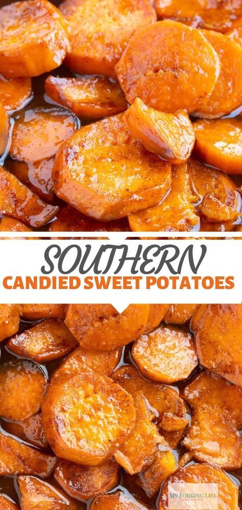 Southern Candied Sweet Potatoes, Candied Sweet Potato Recipes, Sweet Potato Recipes Baked, Yams Recipe, Thanksgiving Food Sides, Candied Sweet Potatoes, Avocado Hummus, Thanksgiving Cooking, Food Experience