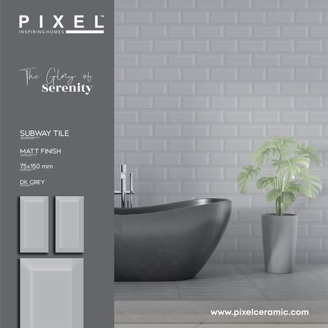 SERIES : DK GREY 75X150MM MATT #pixel #pixelceramic #PixelCeramicindia #uniquesize #subwaytiles #digitalwalltiles #bestqualityproduct #lightweight #bestcollections #newcollection2021 #besttiles #tilesofindia #decor #pixeldesigns #architecture #tiles #morbi #gujarat #india Tiles Social Media Post, Tiles Designs, Phone Mockup, Tile Companies, Social Media Design Graphics, Post Design, Ad Design, Media Design, Media Post