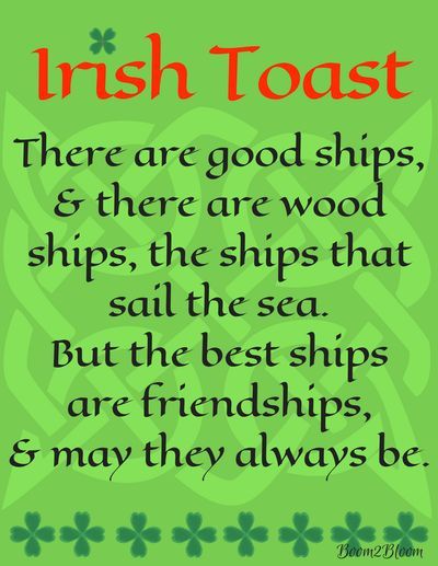 Irish Toast, Irish Blessing Quotes, Irish Toasts, Irish Prayer, Irish Sayings, Irish Blessings, St Patricks Day Quotes, Gay Ships, Irish Proverbs