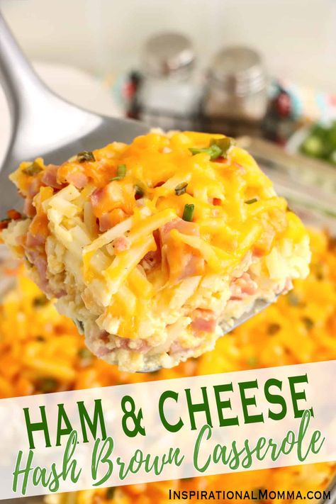 Ham and Cheese Hash Brown Casserole - Inspirational Momma Overnight Breakfast Casserole With Hashbrowns And Ham, Ham Hashbrown Egg Bake, Breakfast Casserole With Ham And Hashbrowns, Ham And Hash Brown Casserole, Hash Brown Egg Bake, Breakfast Casserole With Hashbrowns Ham, Ham Hashbrown Casserole, Ham Egg And Cheese Casserole, Egg Bake With Hashbrowns