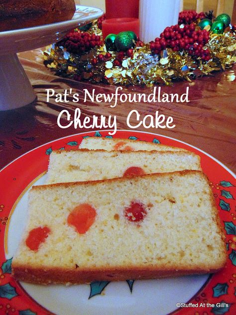 Pat's Newfoundland Cherry Cake Sour Cherry Recipes, Small Chocolate Cake, Chocolate Zucchini Cake Recipe, Christmas Sweets Recipes, Cherry And Almond Cake, Cherry Cake Recipe, Cherry Bread, Rock Recipes, Fruit Cake Christmas