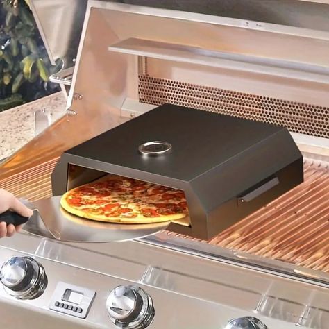 Phabules Grill Oven Built In Features - Temu Outdoor Table Top, Perfect Pizza Crust, Grill Gas, Portable Pizza Oven, Oven Outdoor, Wood Burning Pizza Oven, Gas Pizza Oven, Outdoor Bbq Grill, Pizza Maker