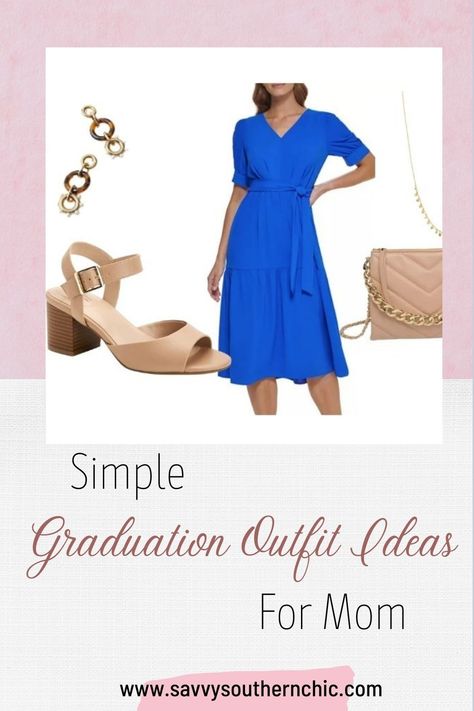 Graduation ceremonies will soon commence. It’s a celebratory event for sure, especially if you are the mother of the graduate. There will be photos and people to greet, and every mom wants to look her best. Stressing over what to wear to graduation shouldn’t cloud the occasion. Check out these simple and stylish graduation outfits for mom and tips on what all guests should wear to graduation. Dresses For Graduation Guest, Graduation Party Outfit Ideas For Mom, Mother Of Graduate Outfit Graduation Mom, Mom Graduation Dress, Outfits For Attending Graduation, Mom Dress For Graduation, Mother Of The Graduate Dress, Outfit Ideas For Graduation Guest, High School Graduation Dress For Mom