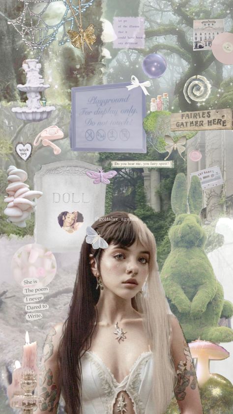 Music Vibes Wallpaper, Mealine Martinez, Melanie Martinez Drawings, Melanie Martinez Photography, Walpaper Hello Kitty, Music Vibes, Vibes Wallpaper, Spirit Dolls, Iphone Wallpaper Girly