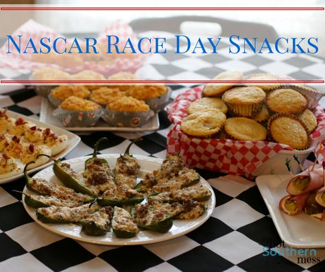 Race Day Snacks Nascar, Nascar Snacks, Race Day Appetizers, Nascar Food Ideas, Race Day Snacks, Nascar Appetizers, Race Day Food, Daytona 500 Party Food, Nascar Party Food