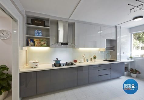 7 Practical HDB Kitchen Designs Ideas That You Can Easily Achieve Kitchen Hdb Singapore, Hdb Kitchen Ideas Singapore, 3 Room Hdb Kitchen Design Singapore, Singapore Kitchen Design, Kitchen Ideas Hdb Resale, Hdb 5 Room Resale Flat Renovation, Hdb Resale Kitchen, Hdb Kitchen Cabinet, Hdb Kitchen Design Singapore