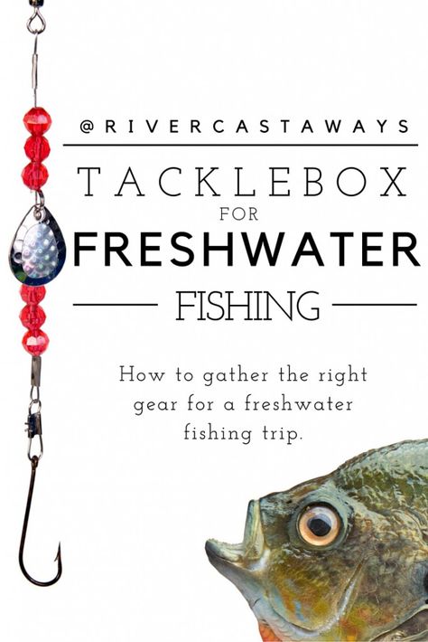 Tackle Box for Freshwater Fishing Conex Box, Fresh Water Fishing, Fishing Line Knots, Kayak Ideas, Kayak Fishing Tips, Fishing Hook Knots, Fishermans Knot, Hunting Stands, Fish Types