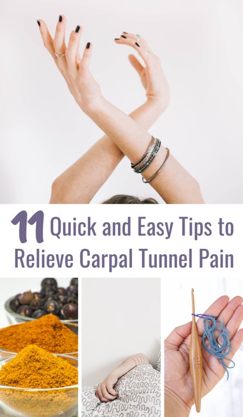 Carple Tunnel Relief, Carpal Tunnel Relief Exercises, Carpal Tunnel Remedies, Carpal Tunnel Exercises, Vitamins For Nerves, Carpal Tunnel Relief, Pearl Crochet, Inner Knee Pain, Uses For Vicks