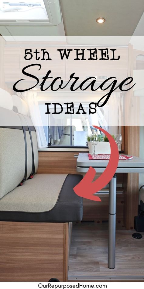 under bench storage in your RV Camper Shoe Storage Ideas, Camper Shoe Storage, Rv Storage Hacks, Rv Storage Ideas, Wheel Storage, Rv Storage Solutions, Tiny Mobile House, Maximize Closet Space, Shoe Storage Ideas