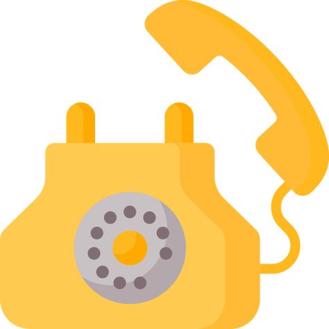 Telephone Icon, Phone Icon, Color Shapes, Customer Care, Clipart Images, Yellow Color, Clip Art, Yellow, Red