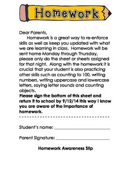 Homework Policy Homework Letter, Preschool Homework, First Grade Homework, No Homework Policy, No Homework, Kindergarten Homework, Homework Folder, Classroom Goals, Notes To Parents