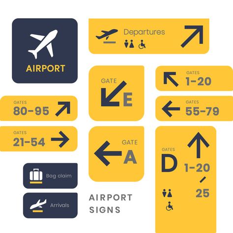 Airport Typography, Airport Logo, Airport Theme, Motion Typography, Departures Board, Plane Icon, Airlines Branding, Signage Wayfinding, Airport Signs