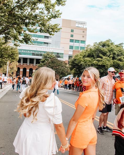 University Of Tennessee Gameday Outfit, Tennessee Game Day Outfit, Auburn Sorority, Tennessee Game Day, Auburn Clothes, Ut Game, Tennessee Outfits, Gameday Fits, Gameday Outfits