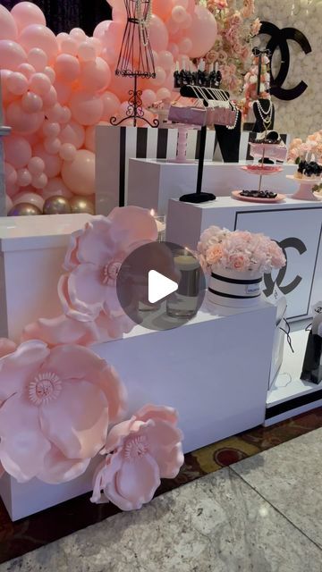 Yoly Arias on Instagram: "Valentina’s Sweet16th  . . . . . #sweet16 #sweetsixteen #chanelparty #chanelbirthday" Birthday Gift Table Ideas, Fancy Sweet 16, 18birthday Party Ideas, Sweet 16 Table Setup, Simple Sweet 16 Party Ideas, Sweet 16 Table Decor, Sweet 16 Backdrop Ideas, Sweet16 Party Ideas, Paris Sweet 16