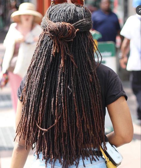 Curly Locs Styles, Sister Loc Hairstyles, Small Dreadlocks, Microlocs Journey, Loc Goals, Locs Natural, Natural Locs, Sister Locks, Natural Hair Growth Remedies