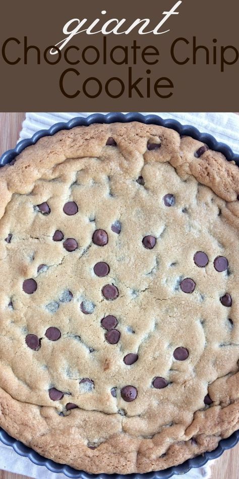 Big Chocolate Chip Cookies, Buttercream Cookies, Chip Recipes, Giant Chocolate Chip Cookie, Chocolate Chip Cookie Cake, Cookie Cakes, Giant Chocolate, Cookie Pizza, Twins Birthday