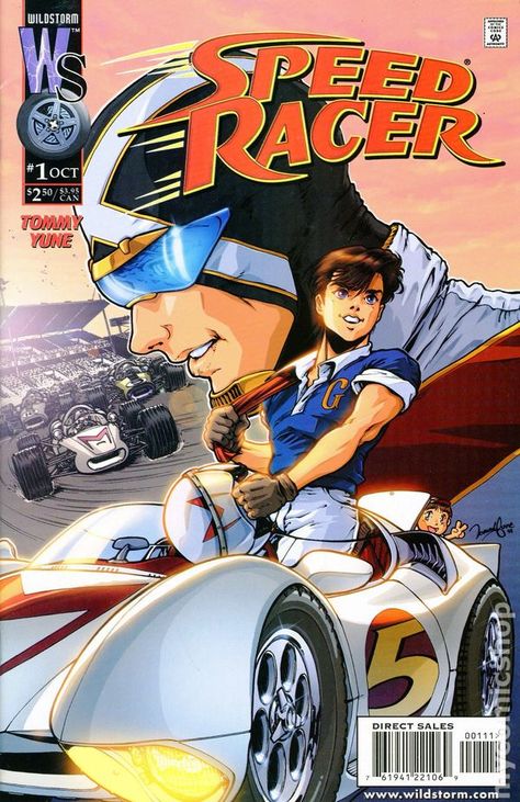 Speed Racer (1999) 1 Speed Racer Cartoon, Speed Racer Car, Speed Racer, Horror Comics, Classic Cartoons, Cool Cartoons, Comic Covers, Race Car, Cover Art