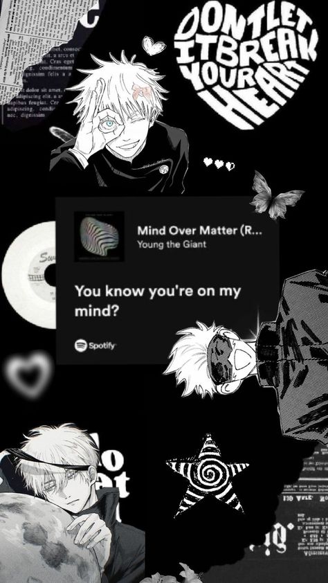 satoru gojo themed black wallpaper Gojo Black, Anime Picture Hd, Anime Lock Screen Wallpapers, Anime Lock Screen, Anime Drawing Books, Animated Wallpapers For Mobile, Simple Iphone Wallpaper, Iphone Black, Aesthetic Japan