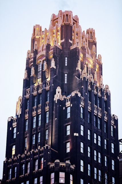 Bryant Park Hotel.  by Moeys Photography, via Flickr American Radiator Building, Bryant Park Hotel, Apartment Building Exterior, Empire State Of Mind, Bryant Park, Interesting Buildings, Amazing Buildings, Inspirational Design, Park Hotel