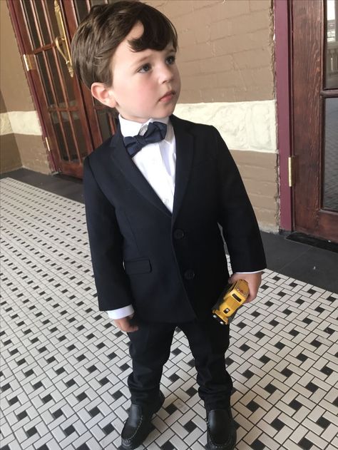 Ring Bearer Black Suit, Toddler Formal Outfit Boys, Toddler Boy Formal Outfit, Toddler Tuxedo, Formal Boys Outfit, Wedding Outfit For Boys, Suits And Ties, Toddler Suits