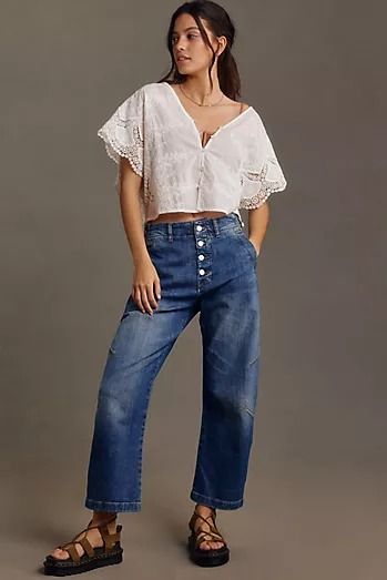 Women's Clothing | Shop Trendy Women's Clothing | Anthropologie Anthropologie Clothes, Anthropologie Aesthetic, Anthropologie Outfits, Clothing Needs, Midi Sweater Skirt, Anthropologie Clothing, Anthropologie Style, Fits Inspo, Classic Denim Jacket