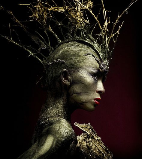 Creature Fantasy, Wood Nymphs, Special Effects Makeup, Fx Makeup, Music Song, Foto Art, Fantasy Makeup, Costume Makeup, Face Off