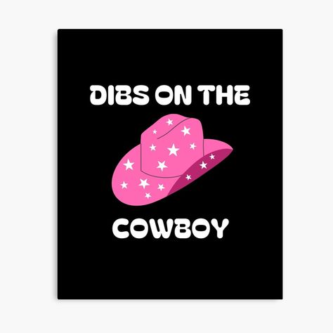 Get my art printed on awesome products. Support me at Redbubble #RBandME: https://www.redbubble.com/i/canvas-print/Dibs-On-The-Cowboy-by-WketchArt/154079762.5Y5V7?asc=u Dibs On The Cowboy, Cowboy Design, The Cowboy, Inspired Homes, Home Decor Inspiration, Decor Inspiration, Awesome Products, My Art, Cowboy