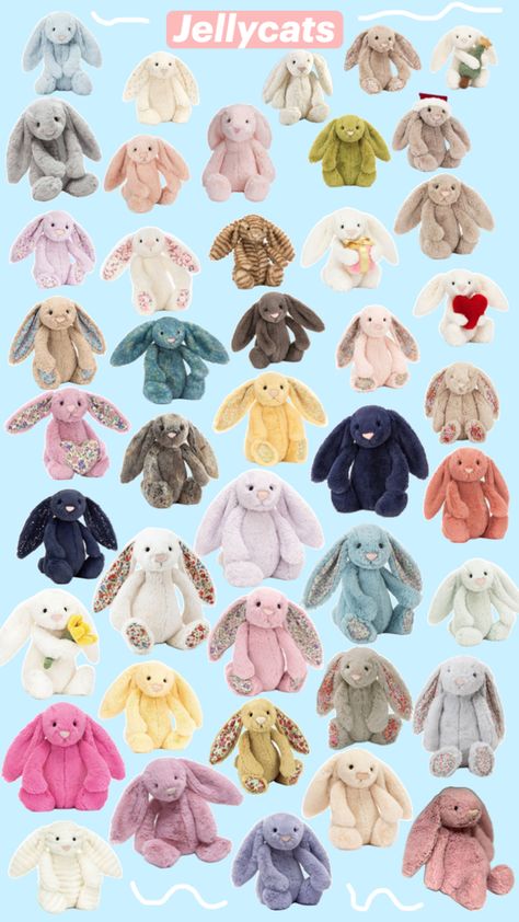 Jelly Cats Bunnies, Jellycat Bashful Bunny, New Jellycat, Jelly Cats Bunny, Jelly Cat Bunnies, Jelly Cat Collection, Jellycats Collection, Jellycats Bunny, Cute Jelly Cats