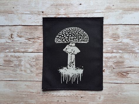 Mushroom Patch, Toadstool Mushroom, Amanita Muscaria, Sew On Patch, Sew On Patches, Sew On, Slovenia, Mother’s Day, Screen Printing