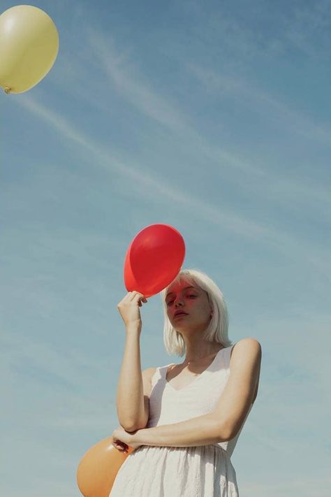 Marta Bevacqua, Balloons Photography, Its A Girl Balloons, Between Two Worlds, Bday Party Theme, Brand Advertising, Summer Photoshoot, Contemporary Photographers, Creative Portraits