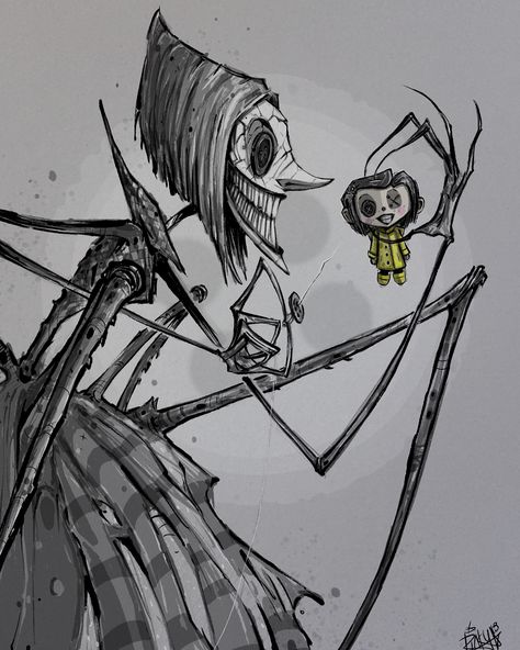 The Other Mother #Coraline #TheOtherMother Other Mother Coraline, Coraline Drawing, Art Sinistre, Coraline Art, Coraline Aesthetic, Other Mother, Coraline Doll, Doll Drawing, Tim Burton Style